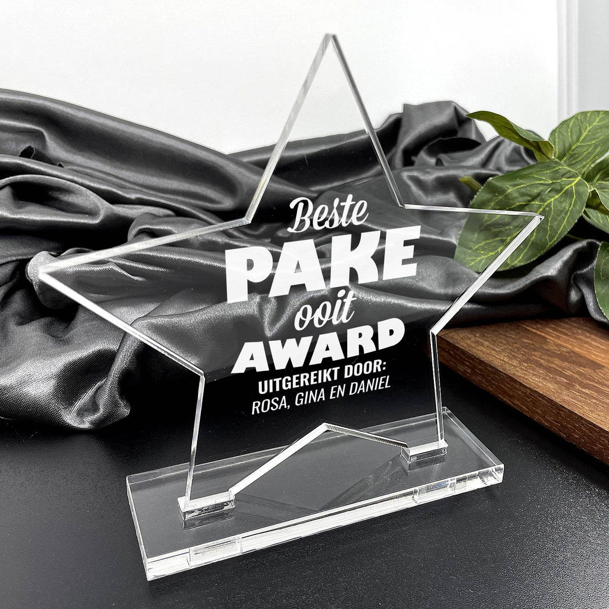 Beste Pake Ooit Award - Bella Mia