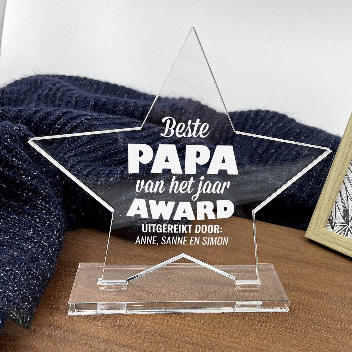 Beste Papa Van Het Jaar Award - Bella Mia