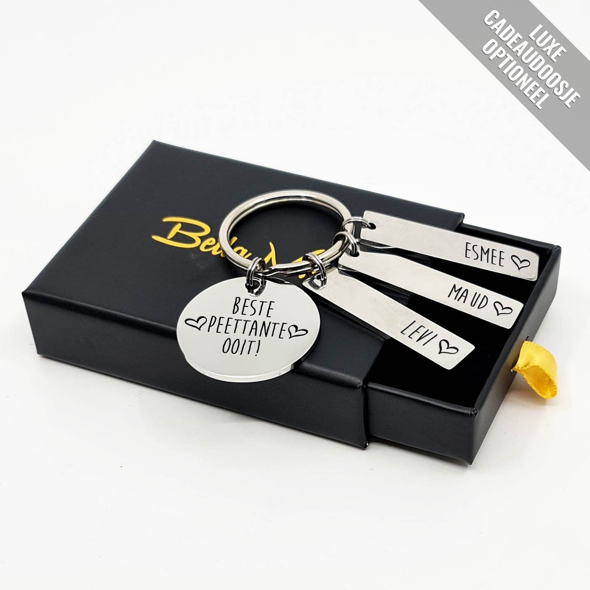 Beste Peettante Ooit Sleutelhanger - Bella Mia