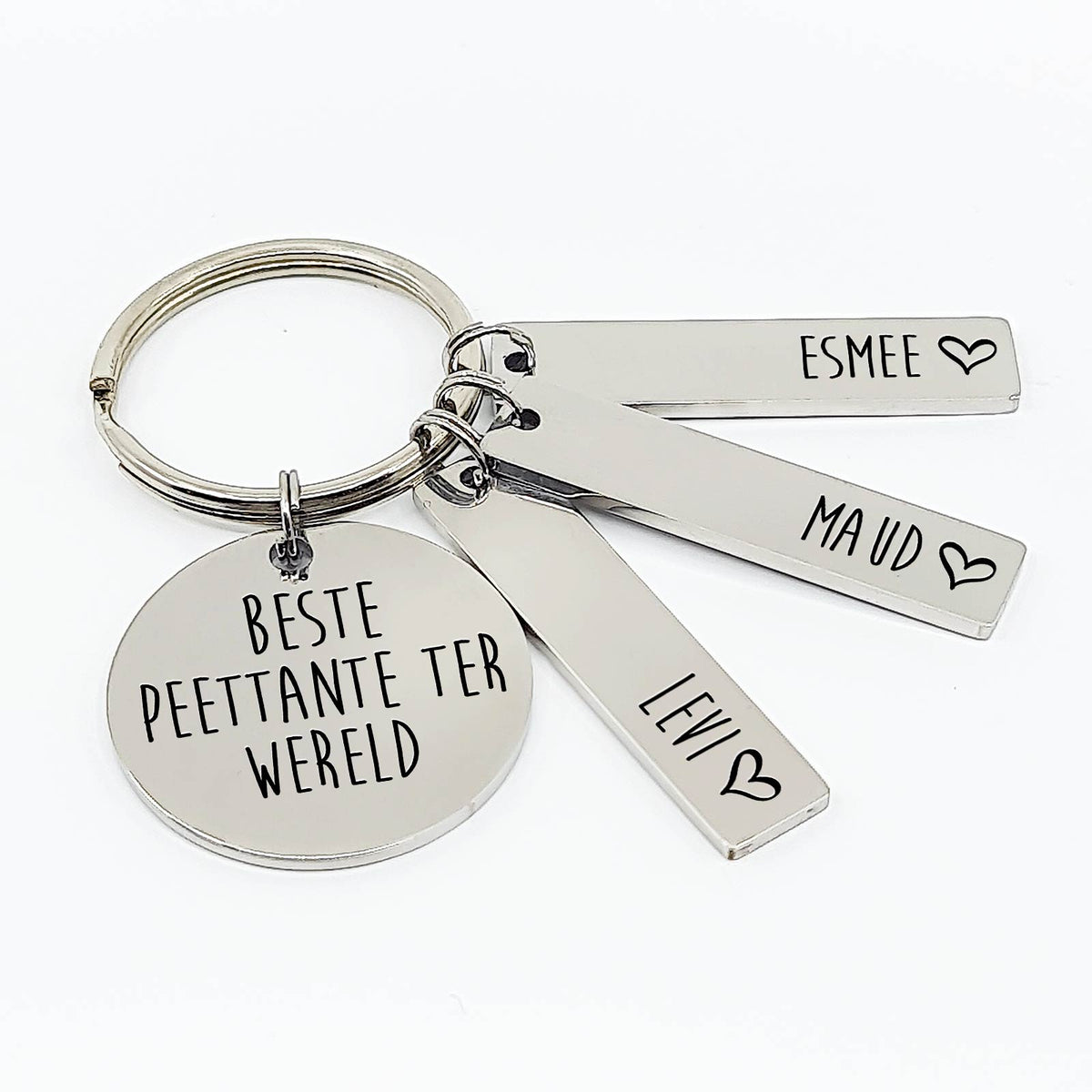 Beste Peettante Ter Wereld Sleutelhanger - Bella Mia