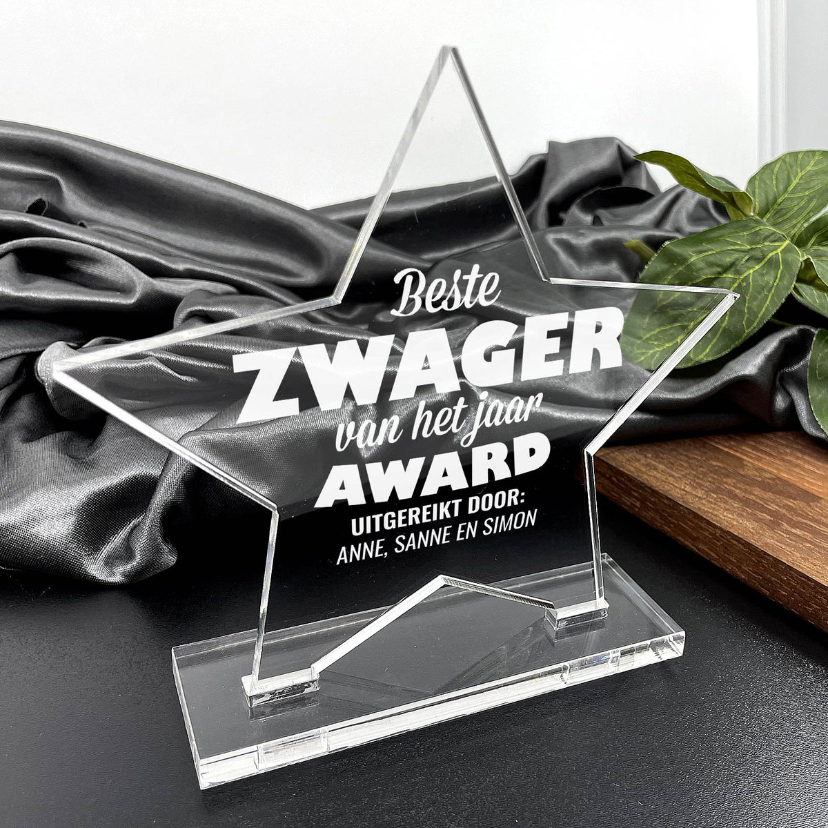 Beste Zwager Van Het Jaar Award - Bella Mia