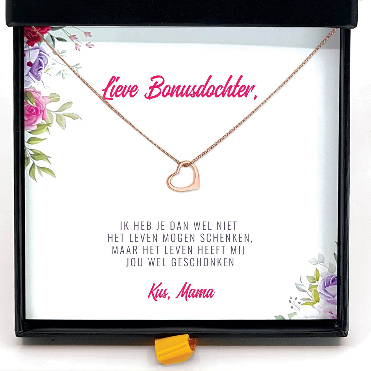 Bonusdochter - Ik Heb Je Niet Het Leven Mogen Schenken Ketting - Bella Mia