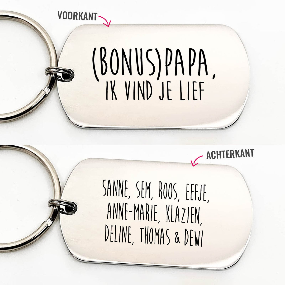 (Bonus)Papa Ik Vind Je Lief - Dogtag - Bella Mia