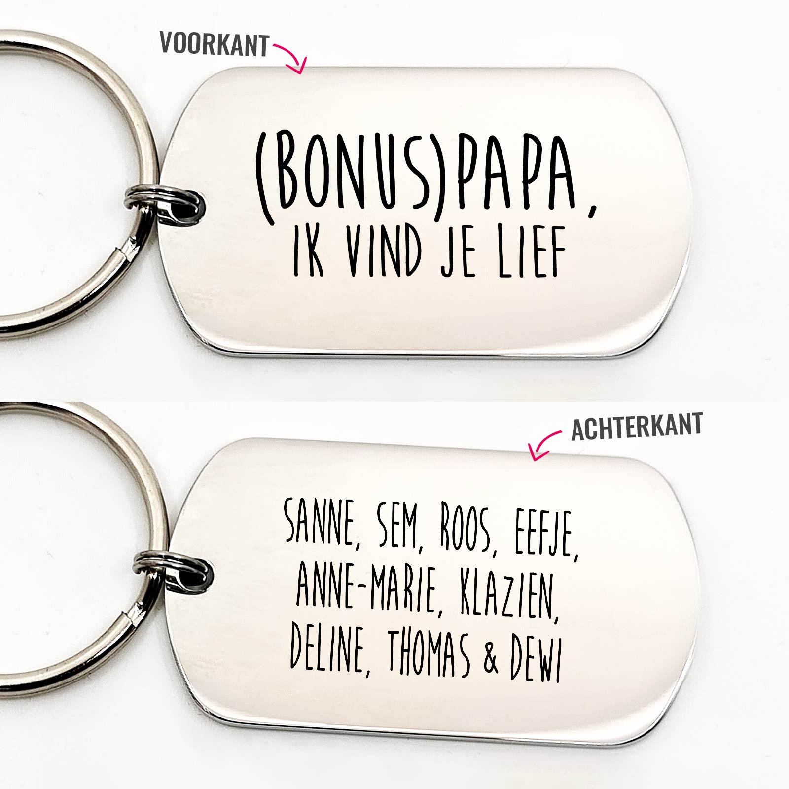 (Bonus)Papa Ik Vind Je Lief - Dogtag - Bella Mia