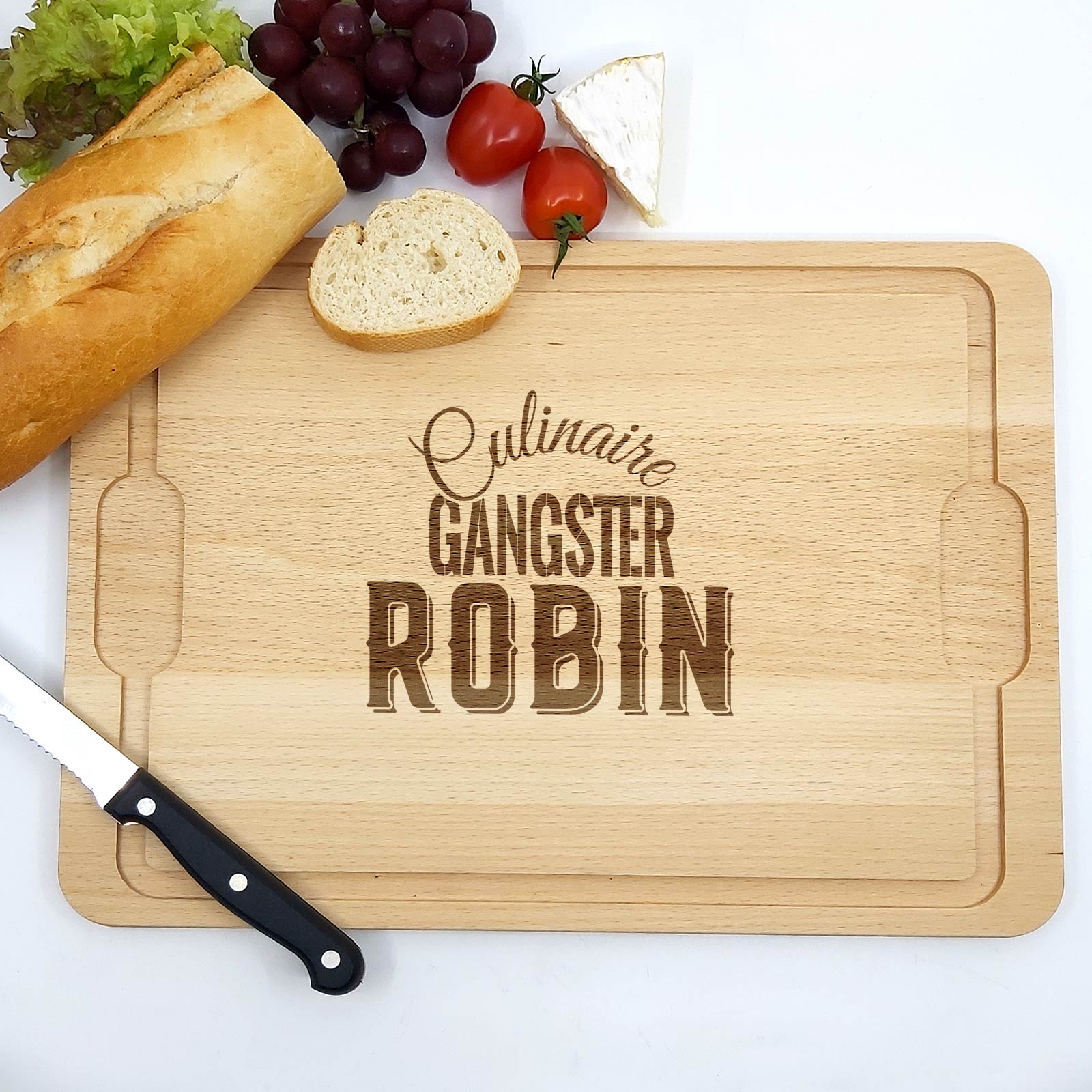 Culinaire Gangster + Naam Snijplank - Bella Mia