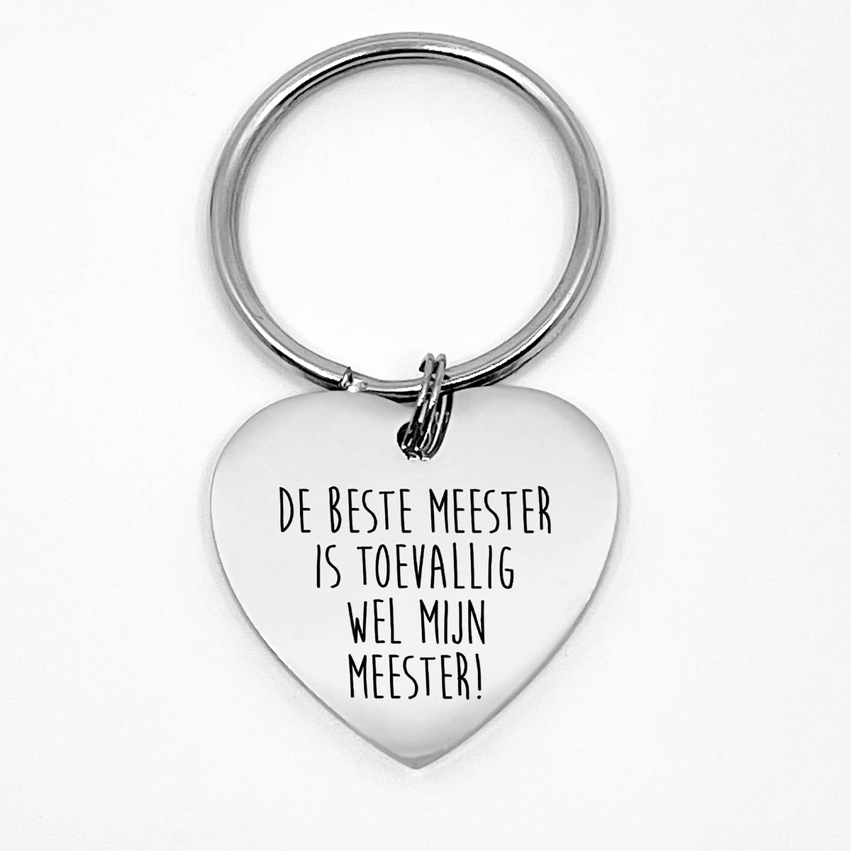 De Beste Meester Is Toevallig Wel Mijn Meester Sleutelhanger - Bella Mia