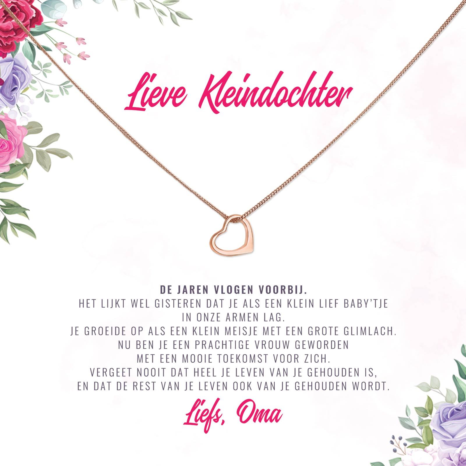 De Jaren Vlogen Voorbij Kleindochter Ketting - Bella Mia