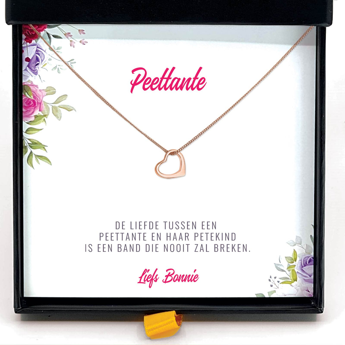 De Liefde Tussen Een Peettante en Petekind Ketting - Bella Mia
