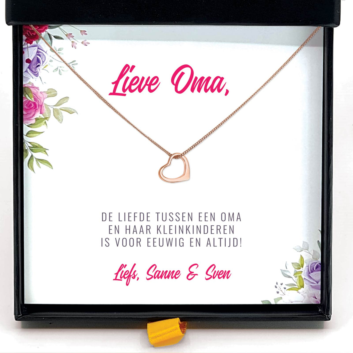 De Liefde Tussen Oma en Kleinkinderen Ketting - Bella Mia