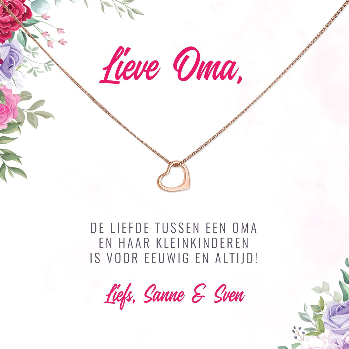 De Liefde Tussen Oma en Kleinkinderen Ketting - Bella Mia