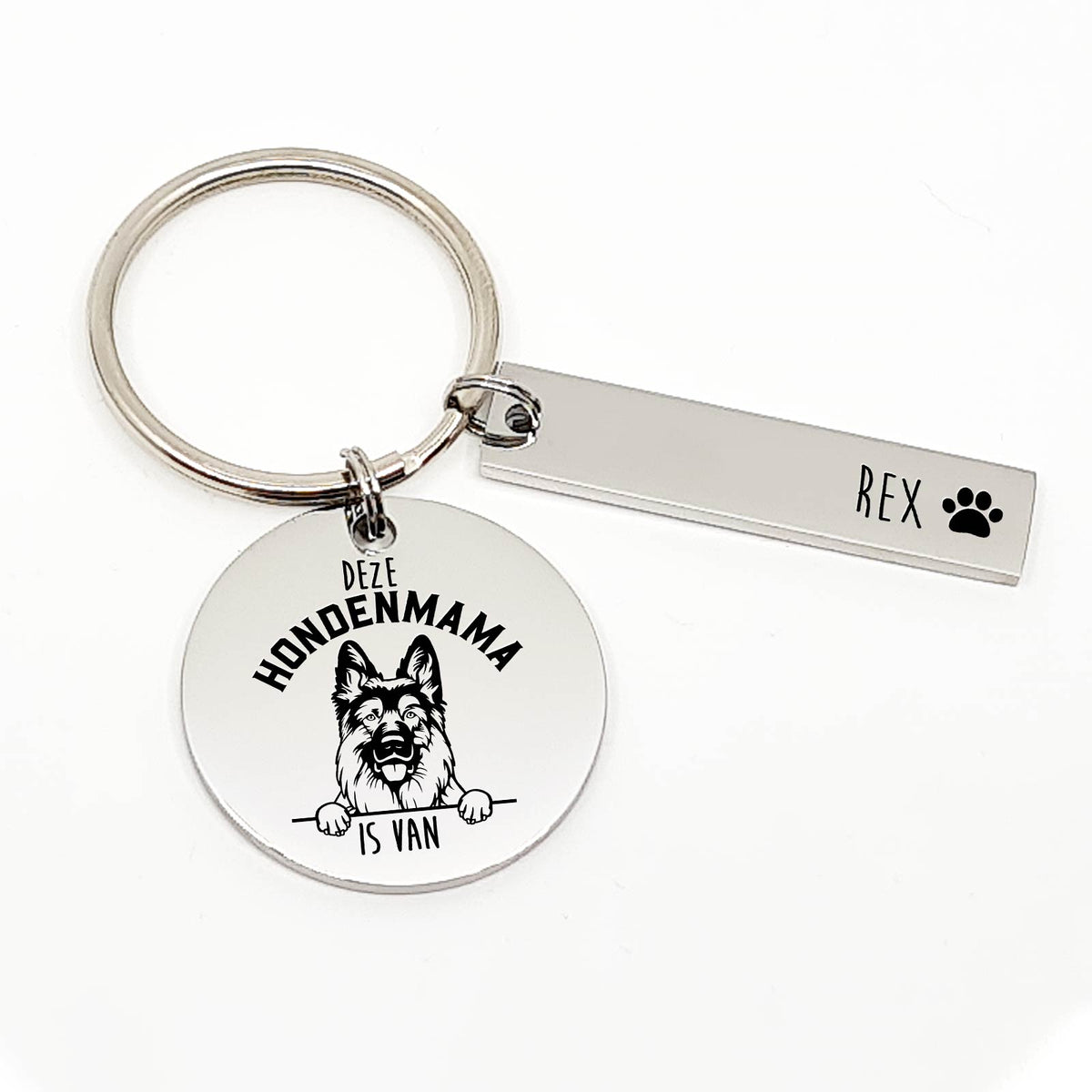Deze Duitse Herder Honden Mama Is Van Sleutelhanger - Bella Mia