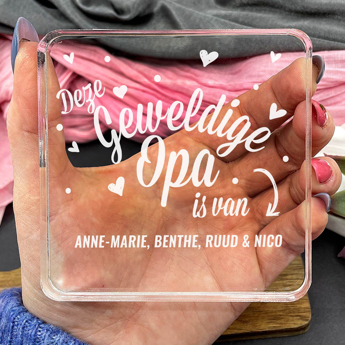 Deze Geweldie Opa Is Van Plexi Glas Cadeau - Bella Mia
