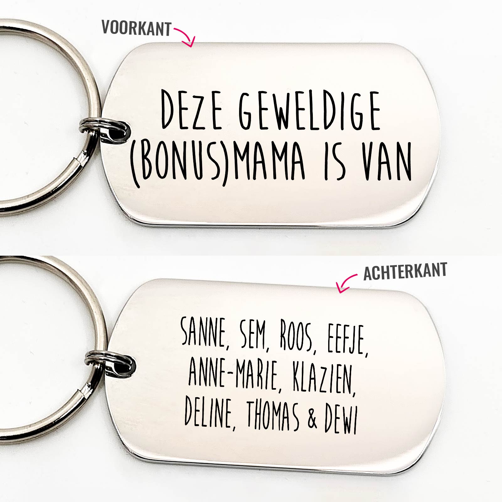 Deze Geweldige (Bonus)Mama Is Van - Dogtag - Bella Mia