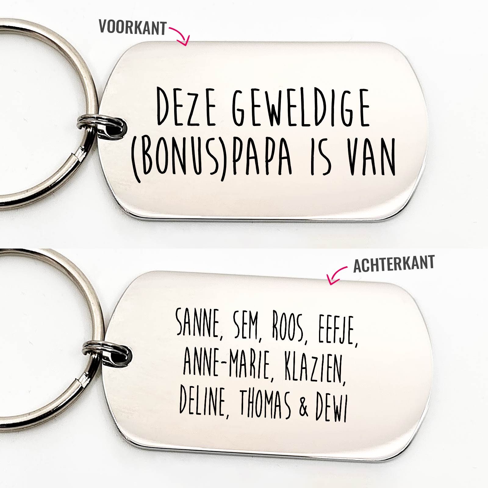 Deze Geweldige (Bonus)Papa Is Van - Dogtag - Bella Mia