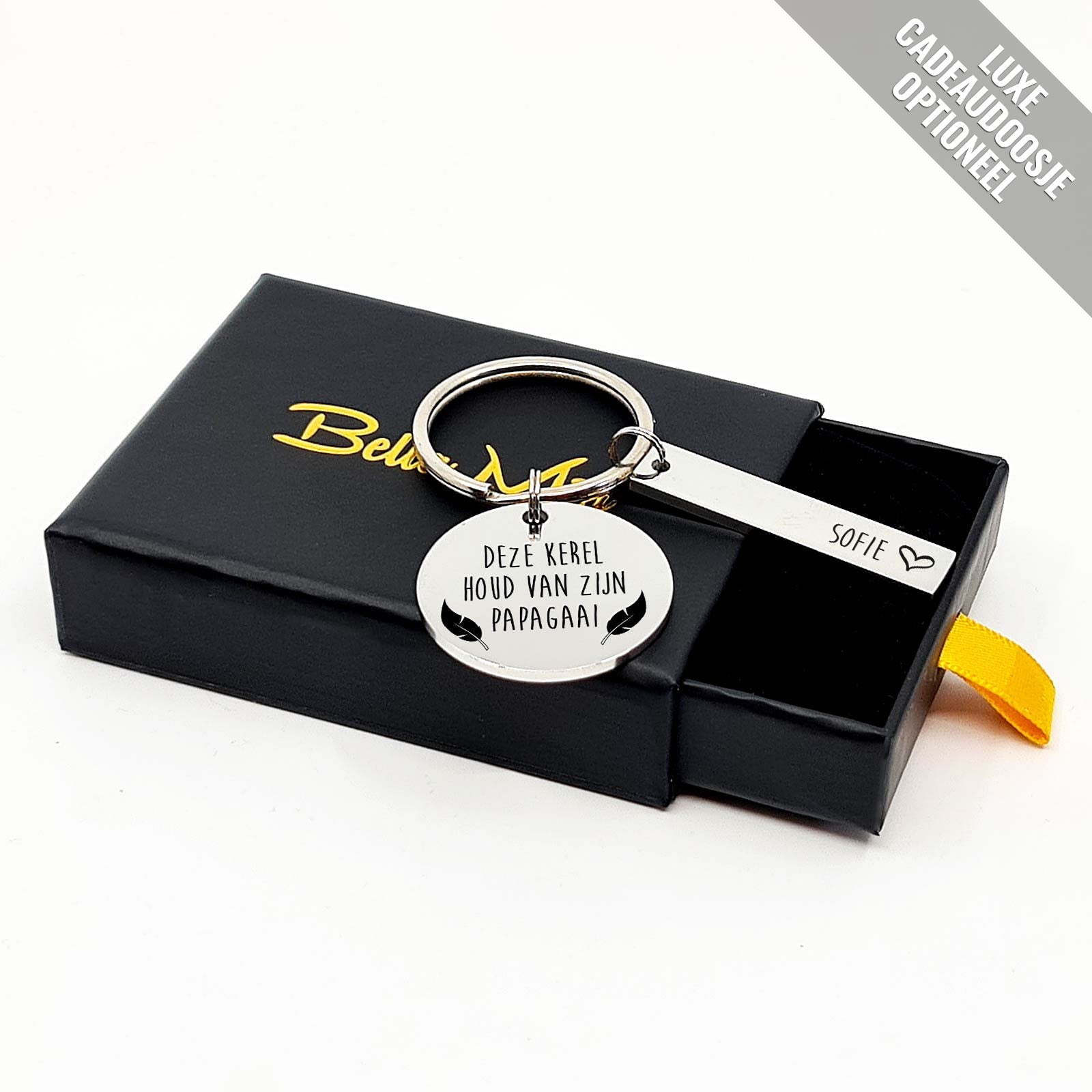 Deze Kerel Houd Van Zijn Papagaai Sleutelhanger - Bella Mia