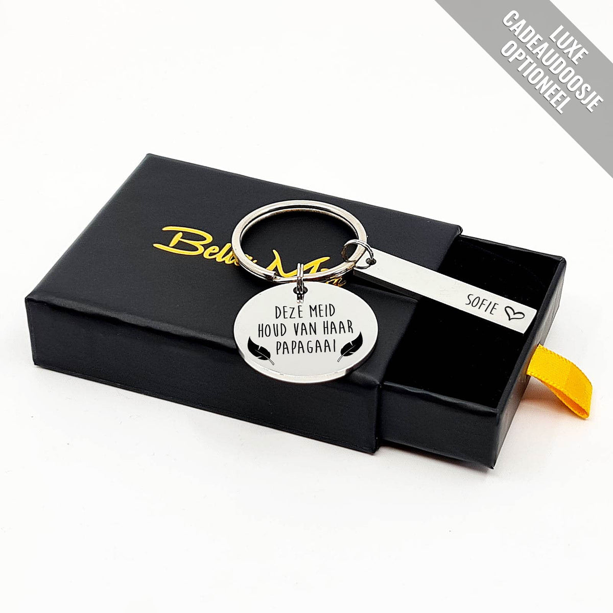Deze Meid Houd Van Haar Papagaai Sleutelhanger - Bella Mia