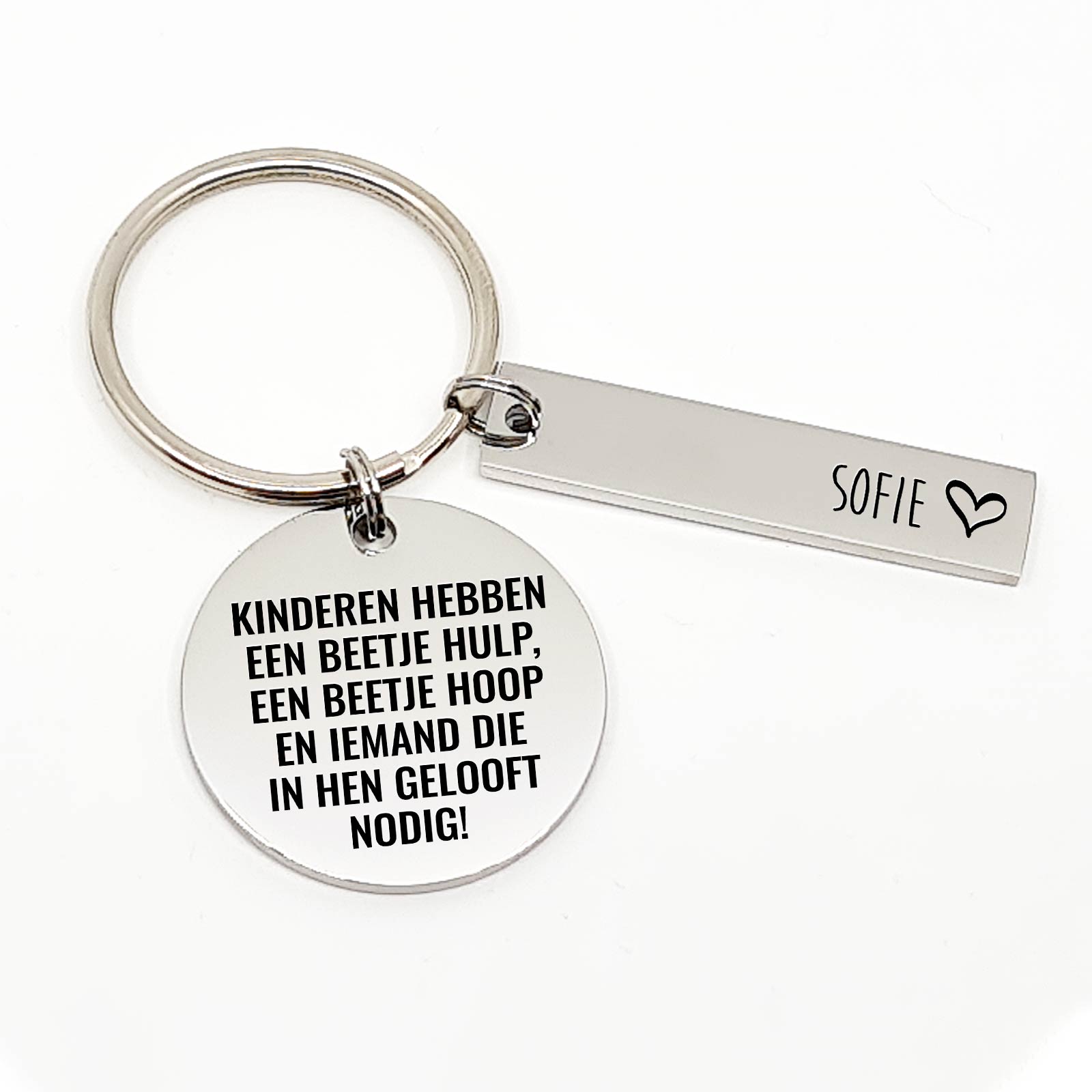 Een Beetje Hulp, Een Beetje Hoop Sleutelhanger - Bella Mia