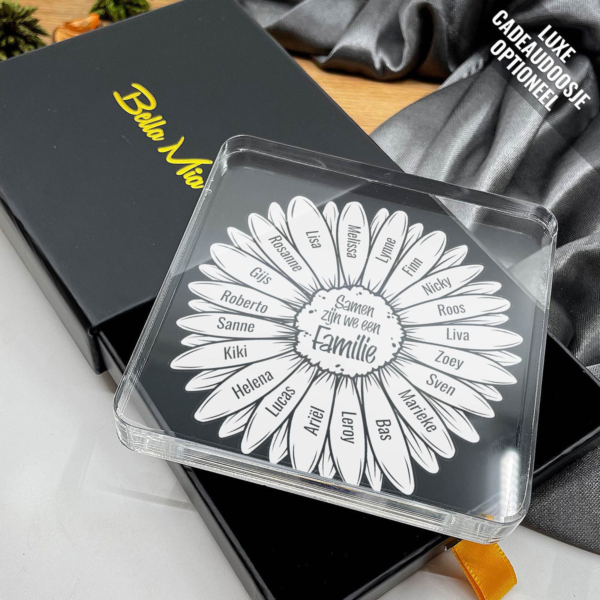 Een Bloeiende Familie van Plexi Glas - Bella Mia