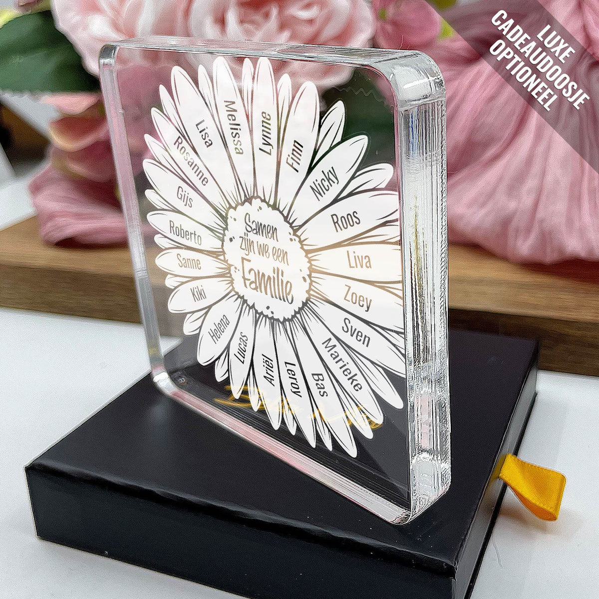 Een Bloeiende Familie van Plexi Glas - Bella Mia