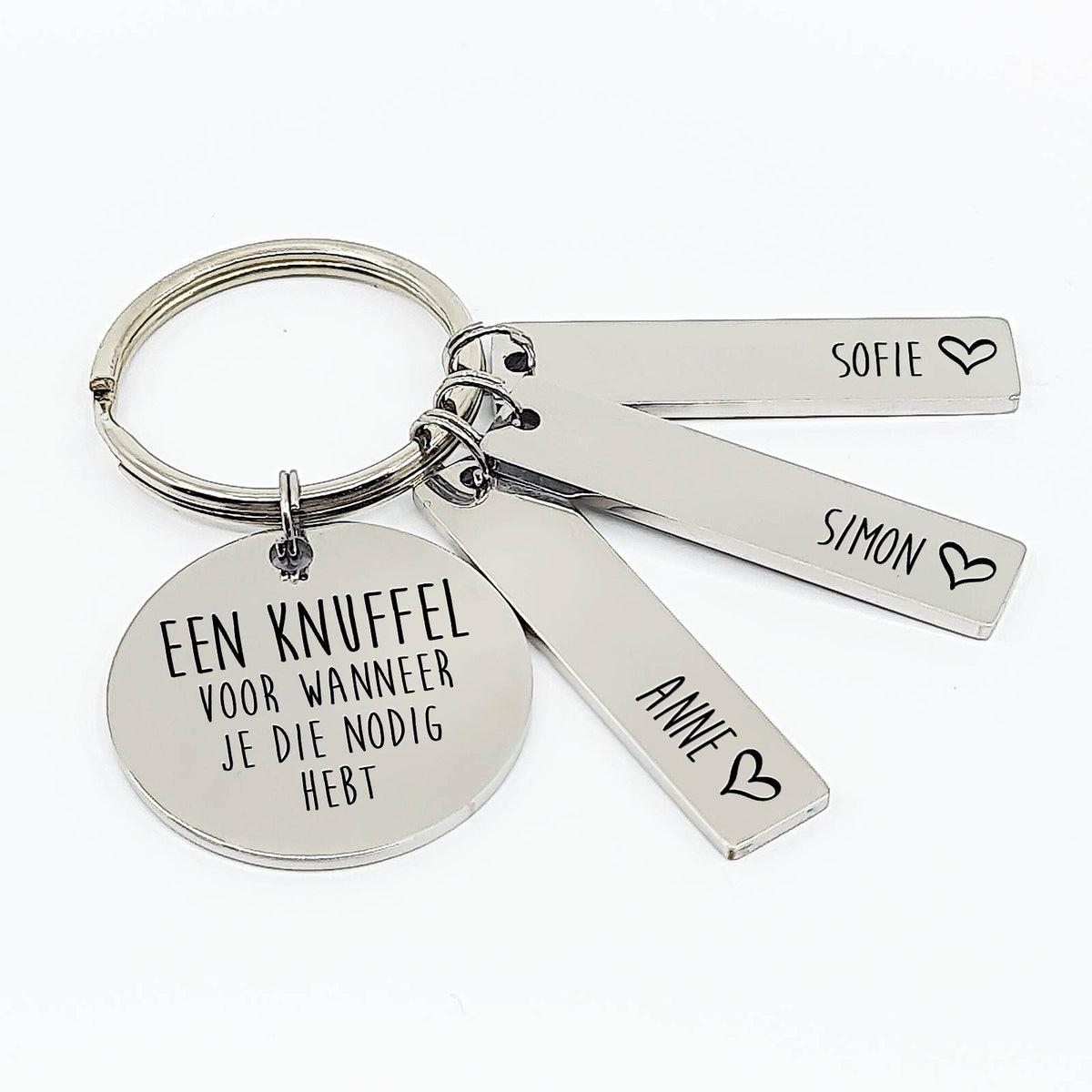 Een Knuffel Voor Waneer Je Die Nodig Hebt Sleutelhanger - Bella Mia