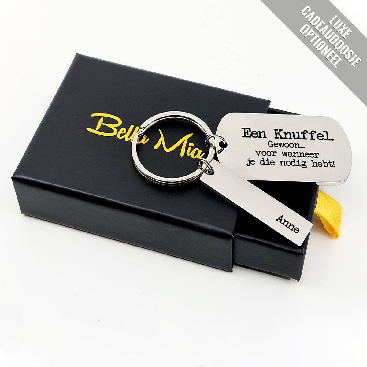 Een Knuffel Voor Wanneer Je Die Nodig Hebt! Sleutelhanger - Bella Mia