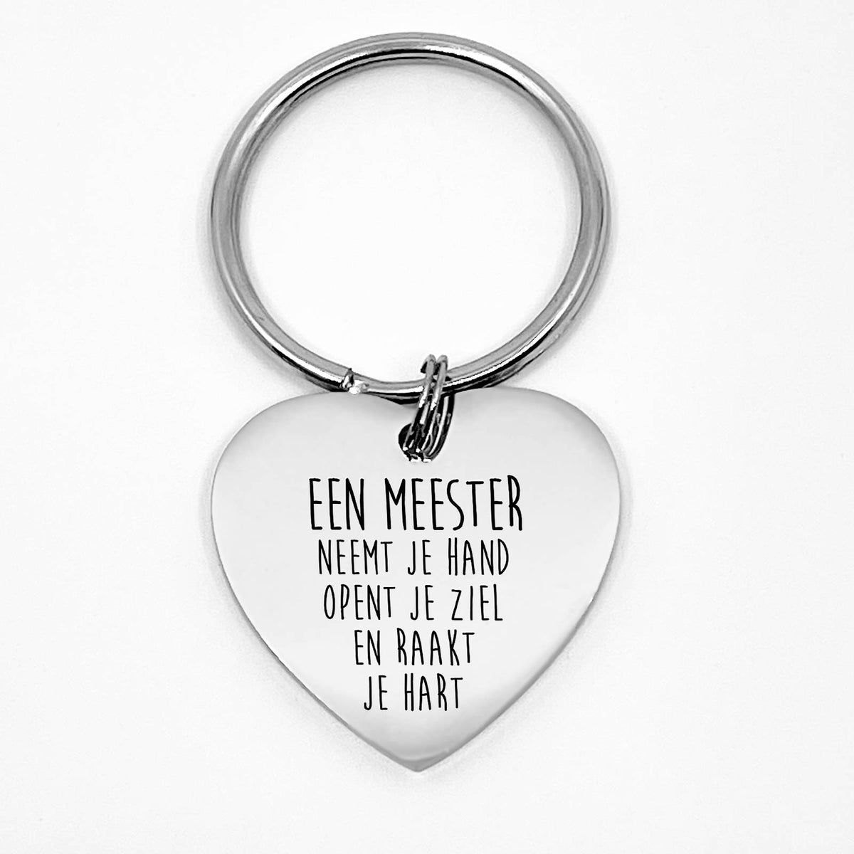 Een Meester Neemt Je Bij De Hand, Opent Je Ziel Sleutelhanger - Bella Mia