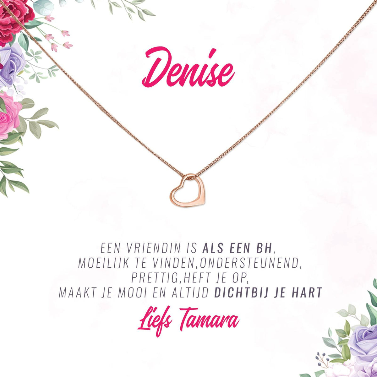 Een Vriendin Is Als Een BH, Ketting - Bella Mia