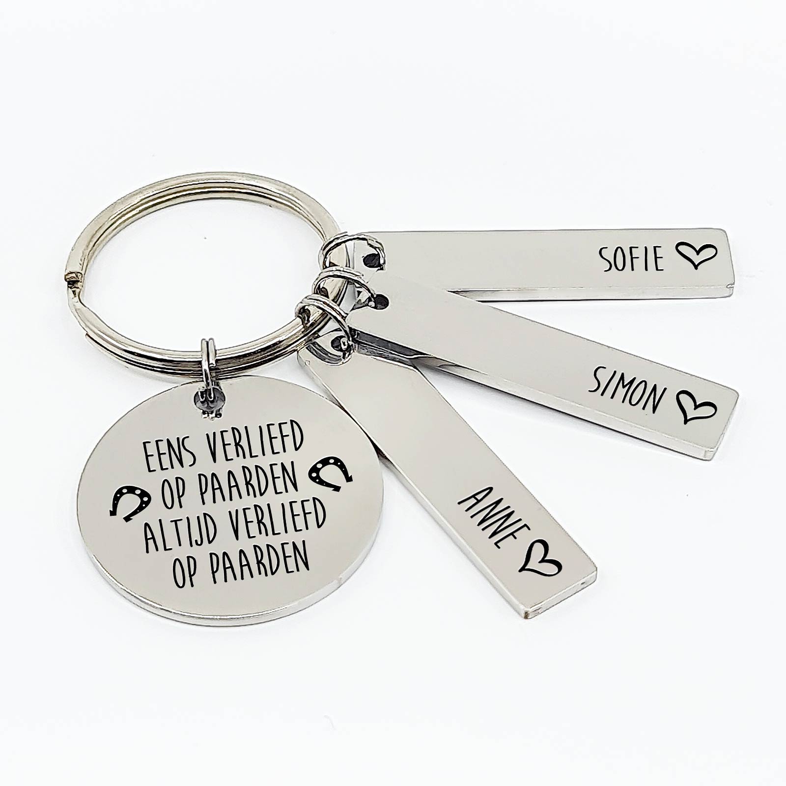 Eens Verliefd Op Paarden Sleutelhanger - Bella Mia