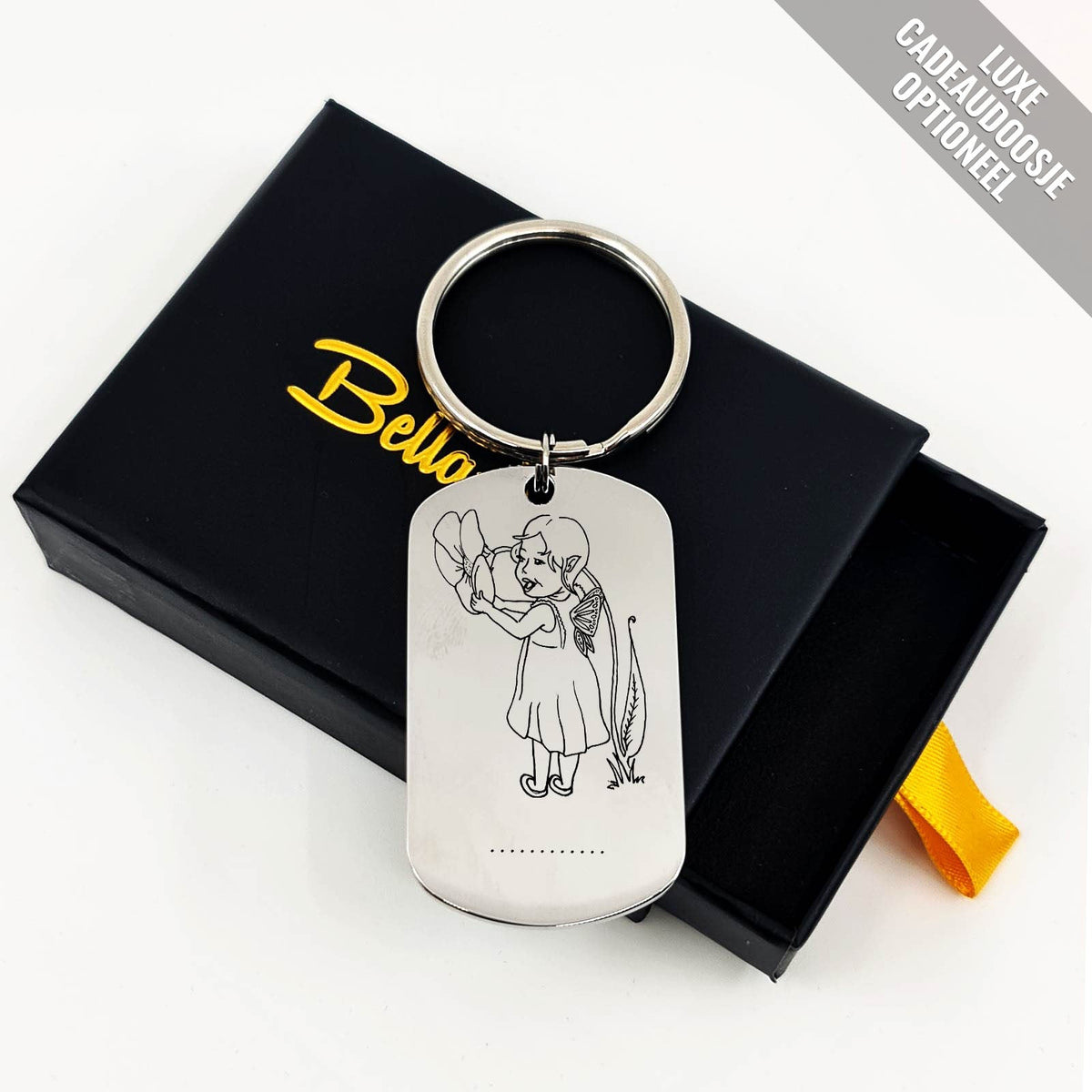 Elfje Met Naam Sleutelhanger - Bella Mia