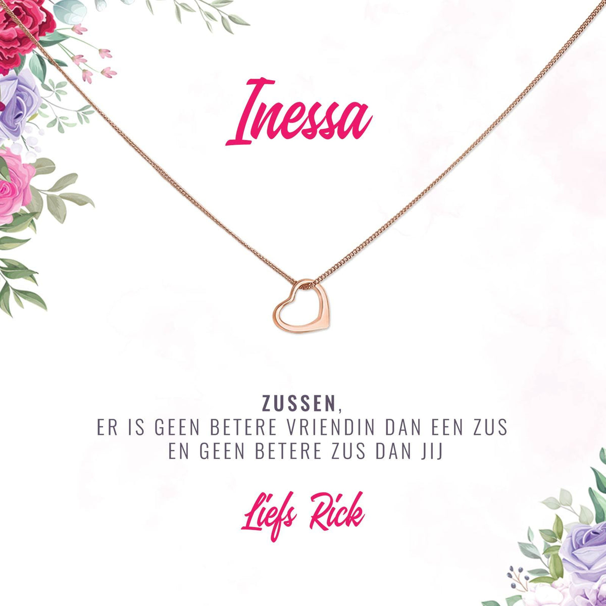 Er Is Geen Betere Vriendin Dan Een Zus Ketting - Bella Mia