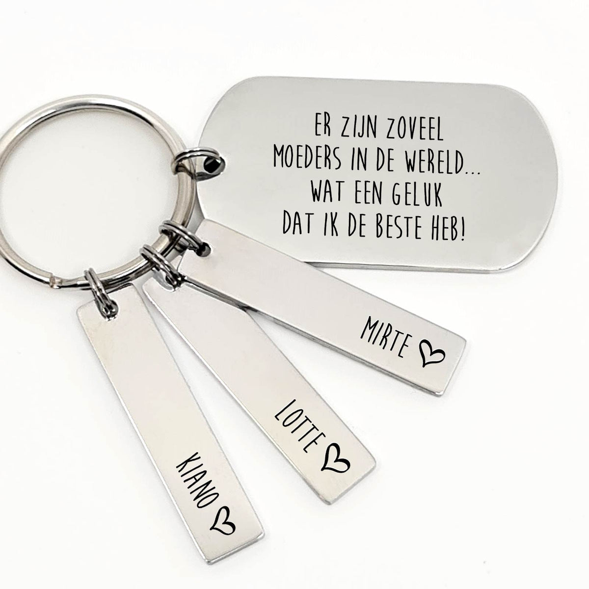 Er Zijn Zoveel Moeders In De Wereld Sleutelhanger - Bella Mia