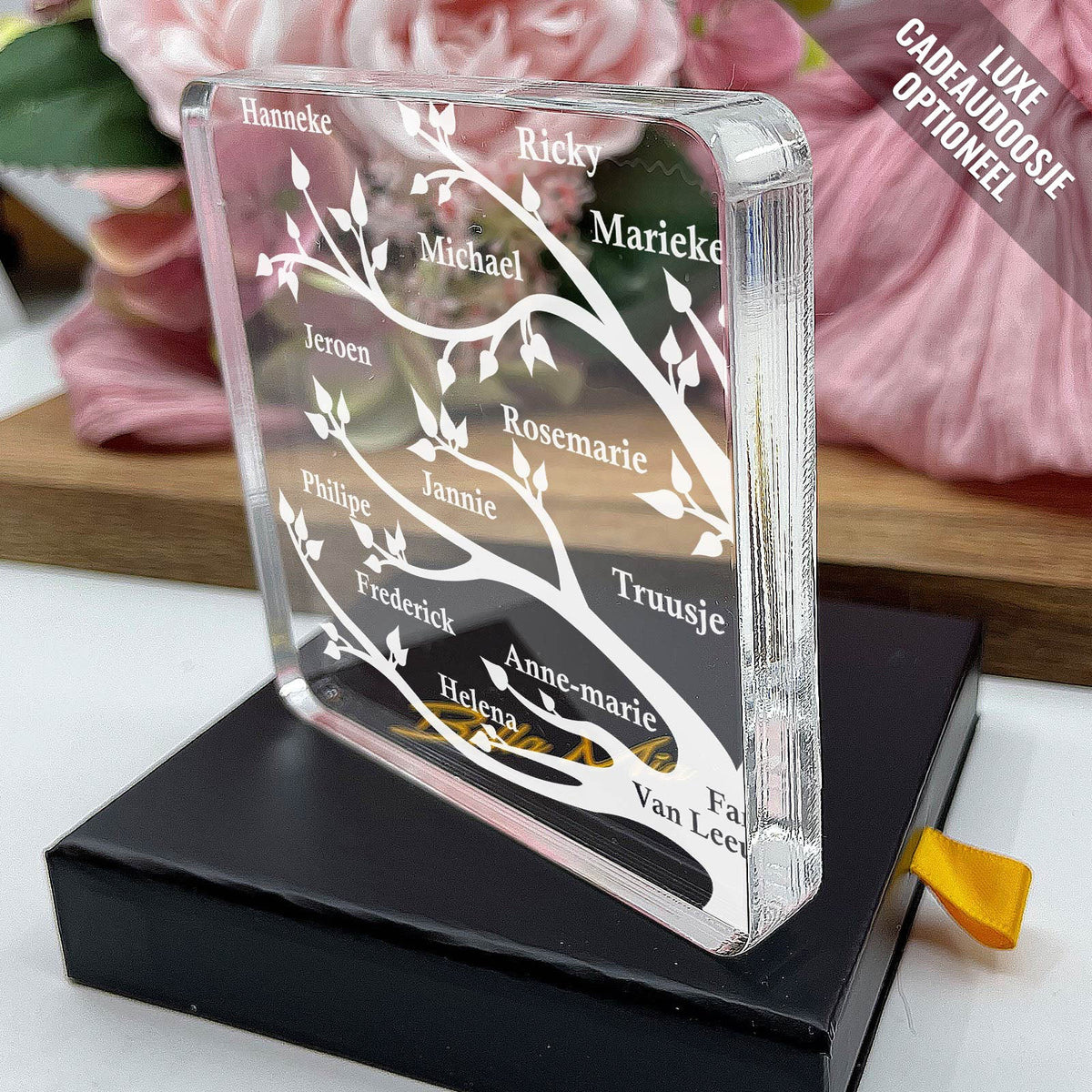 Familie Boom Op Plexi Glas - Bella Mia