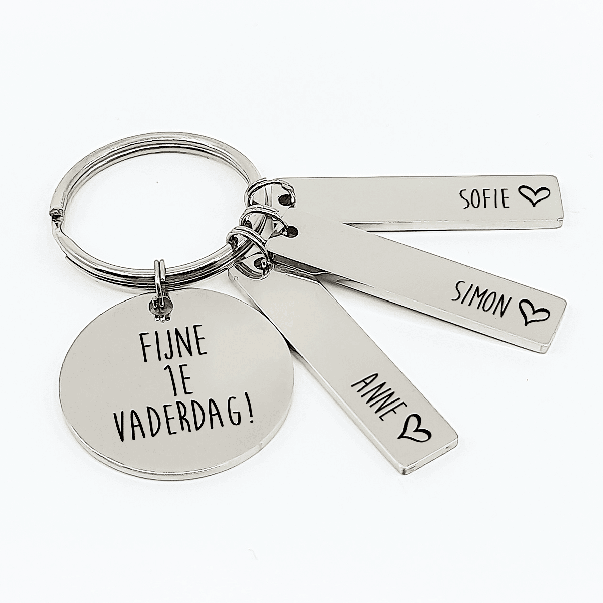 Fijne 1e Vaderdag Sleutelhanger - Bella Mia