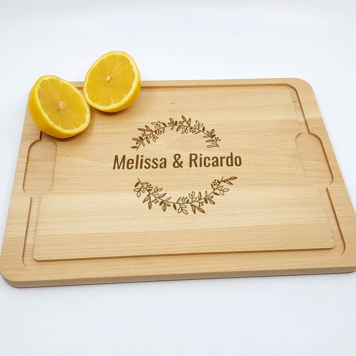 Flower Met Twee Namen Snijplank - Bella Mia