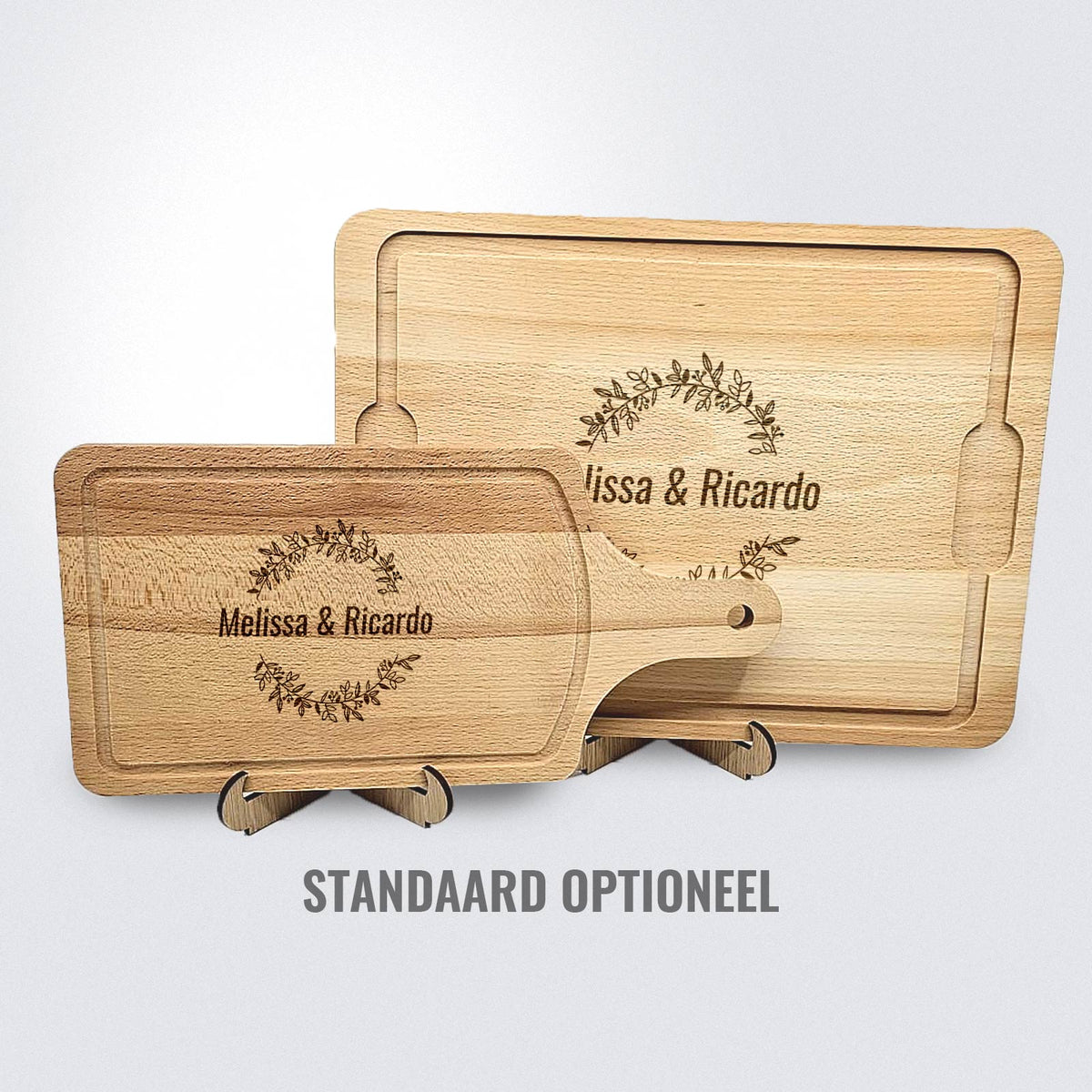 Flower Met Twee Namen Snijplank - Bella Mia