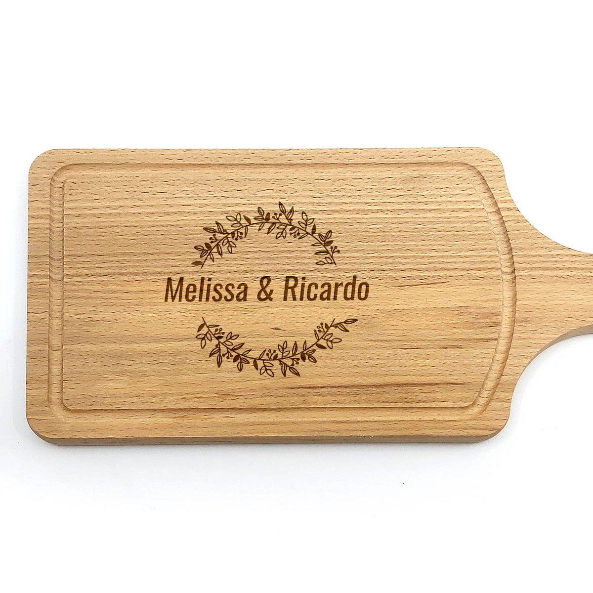 Flower Met Twee Namen Snijplank - Bella Mia