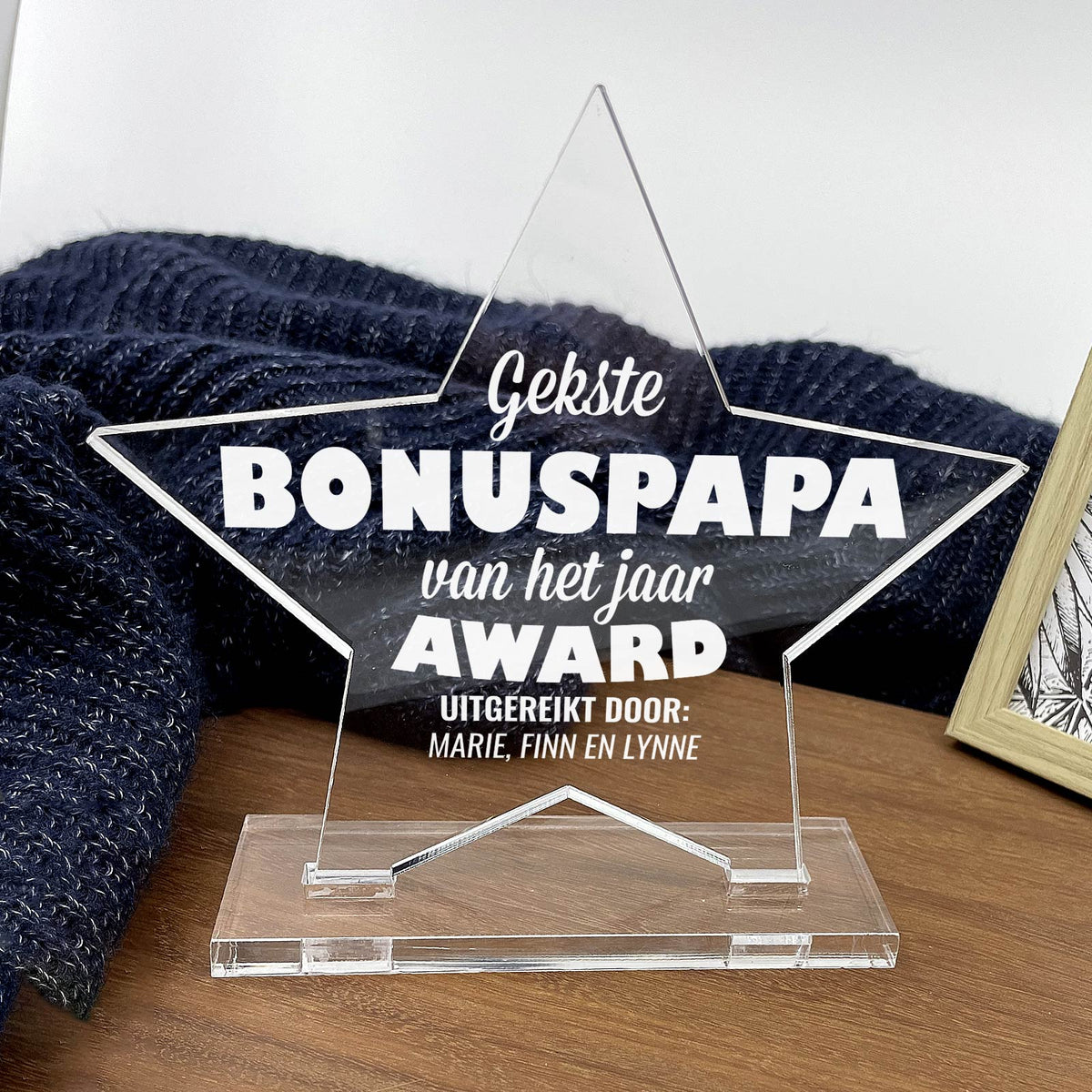 Gekste Bonuspapa van het Jaar Award - Bella Mia