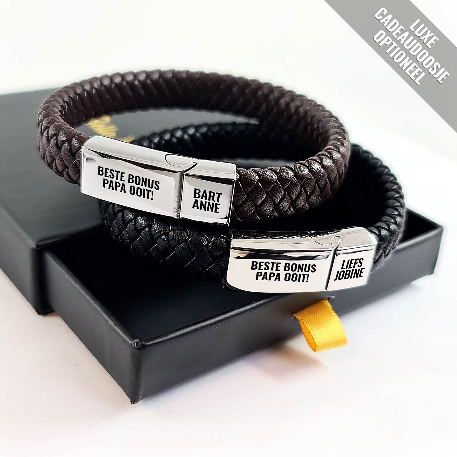 Gepersonaliseerde Armband voor Bonuspapa - Bella Mia