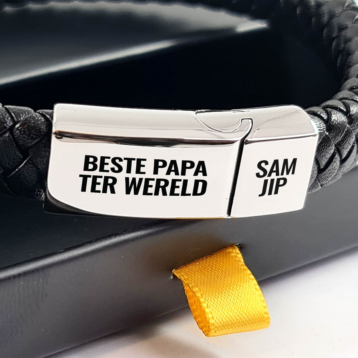 Gepersonaliseerde Armband voor Opa of Papa - Bella Mia