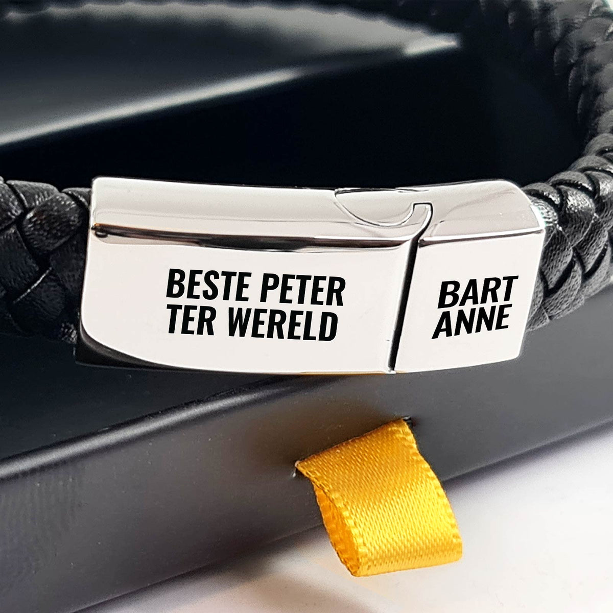 Gepersonaliseerde Armband voor Peter - Bella Mia
