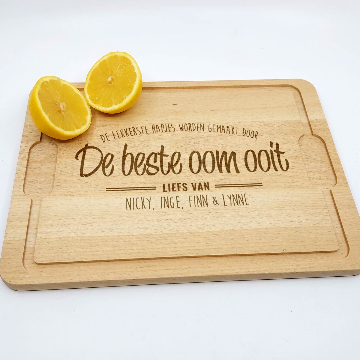 Gespersonaliseerde Borrelplank Voor Vaderdag - Bella Mia