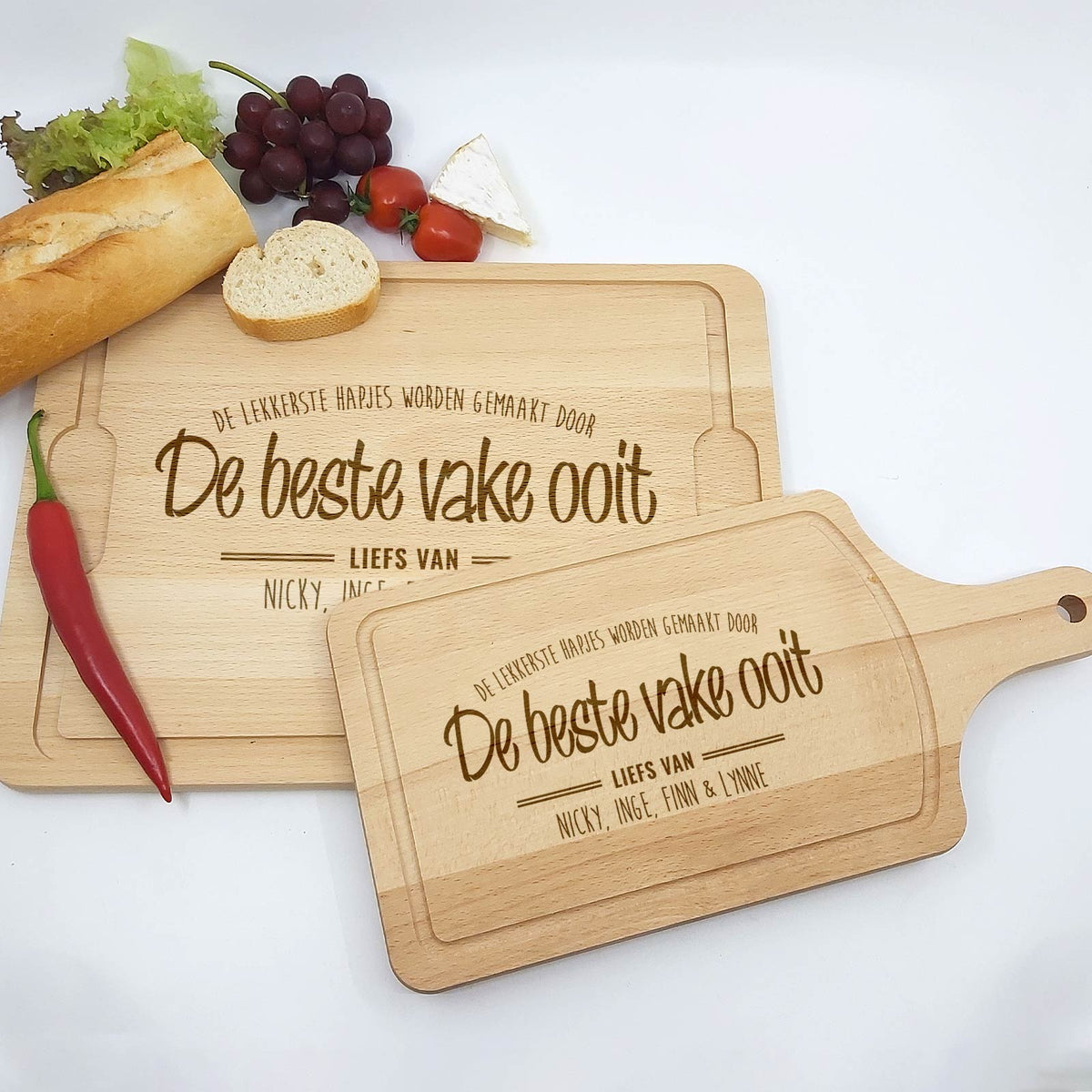 Gespersonaliseerde Borrelplank Voor Vaderdag - Bella Mia