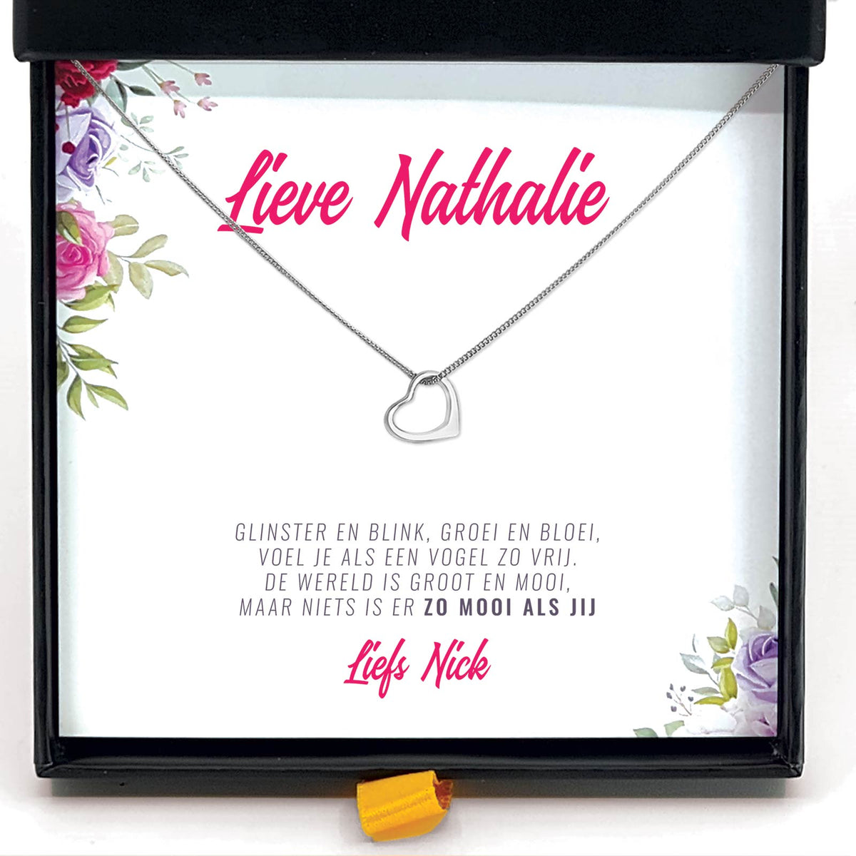 Glinster En Blink Groei En Bloei Ketting - Bella Mia