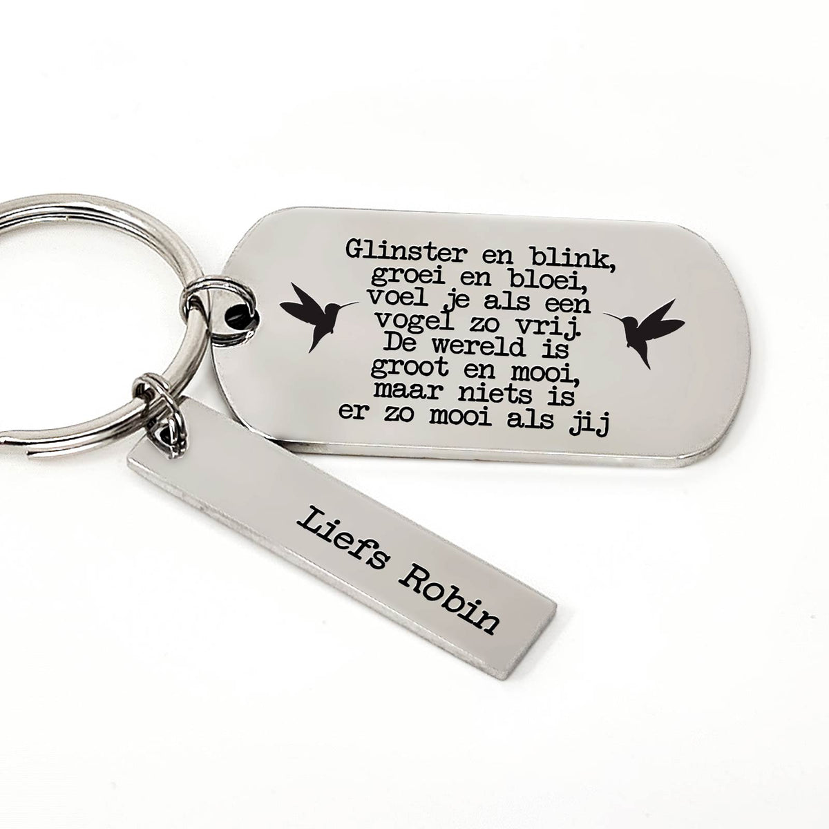 Glinster En Blink, Groei En Bloei Sleutelhanger - Bella Mia