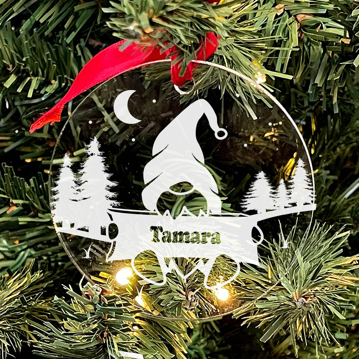 Gnomes! Plexiglas Kerstbal - Bella Mia