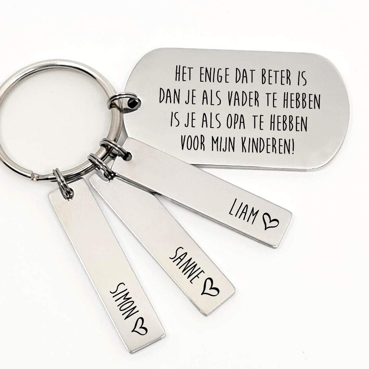 Het Enige Wat Beter Is Dan Je Als Vader Te Hebben... Sleutelhanger - Bella Mia