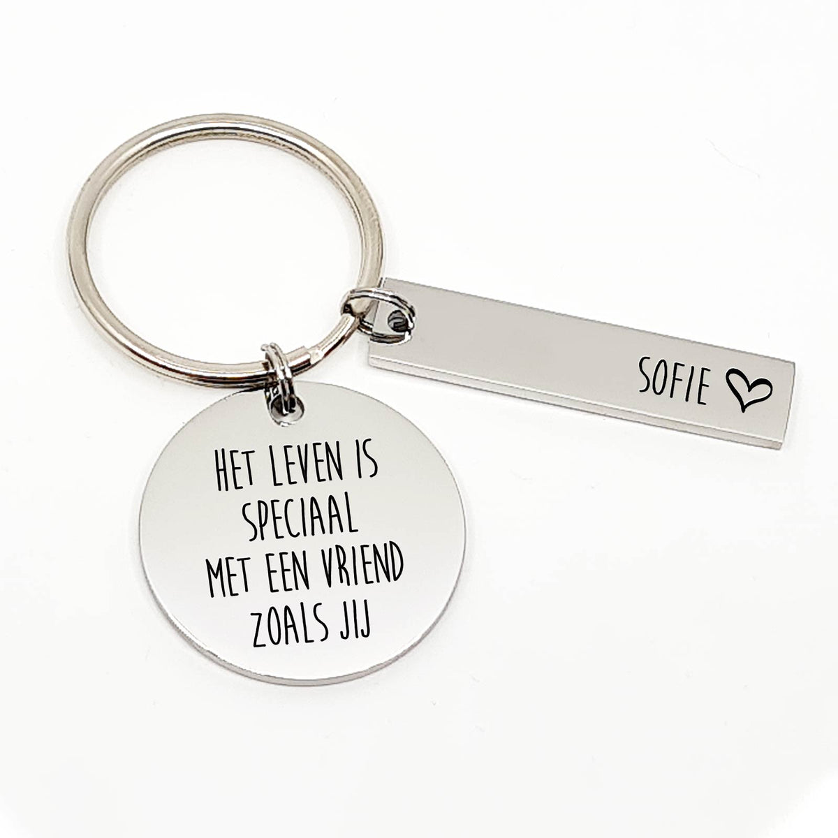 Het Leven Is Speciaal Met Een Vriend Zoals Jij Sleutelhanger - Bella Mia