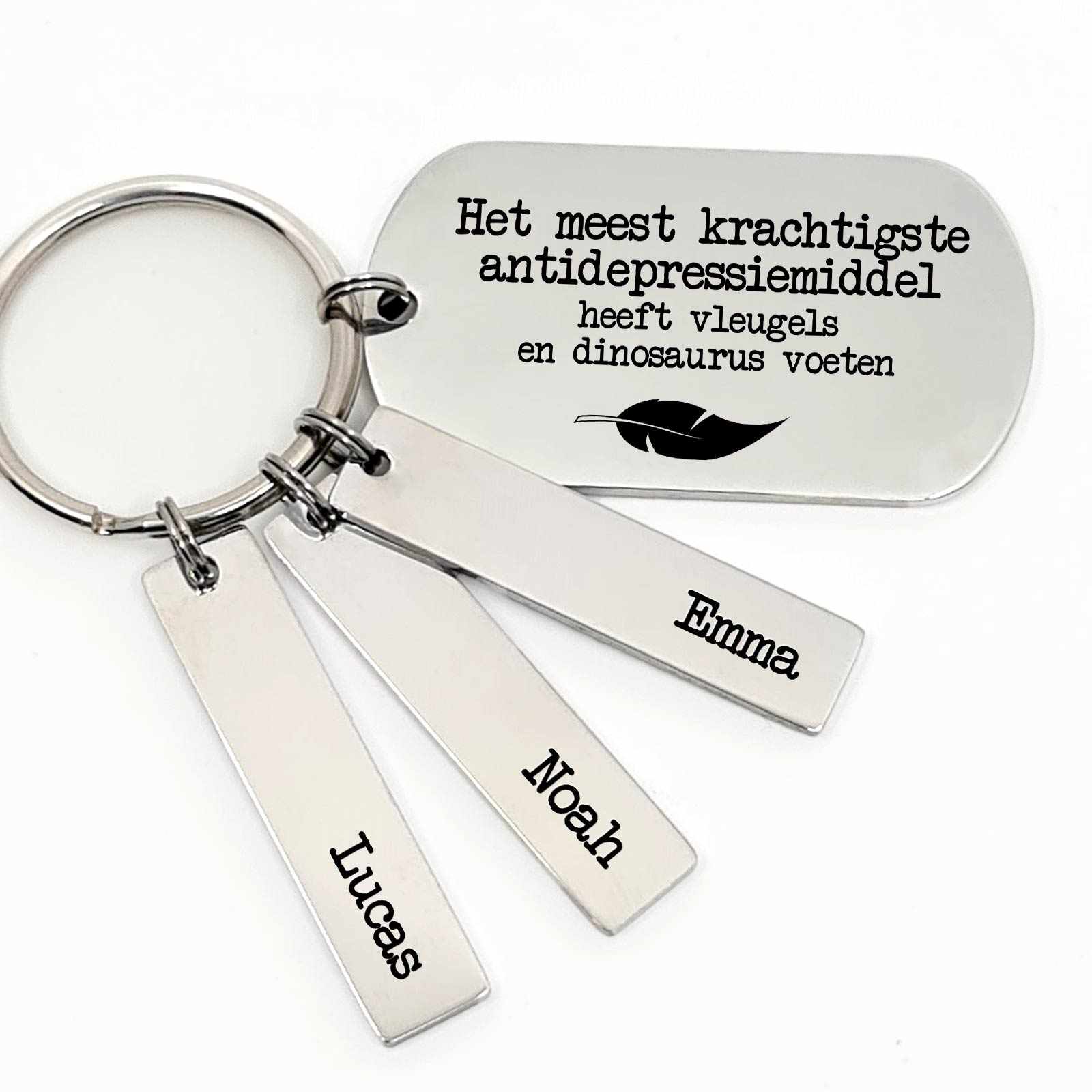 Het Meest Krachtigste Antidepressiemiddel Sleutelhanger - Bella Mia