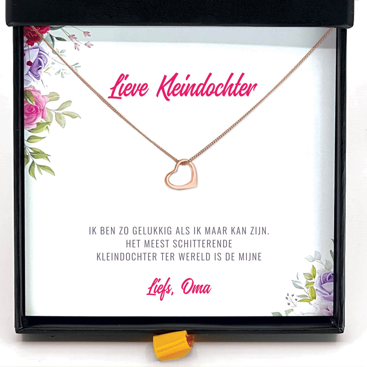 Het Meest Schitterende Ter Wereld Kleindochter Ketting - Bella Mia