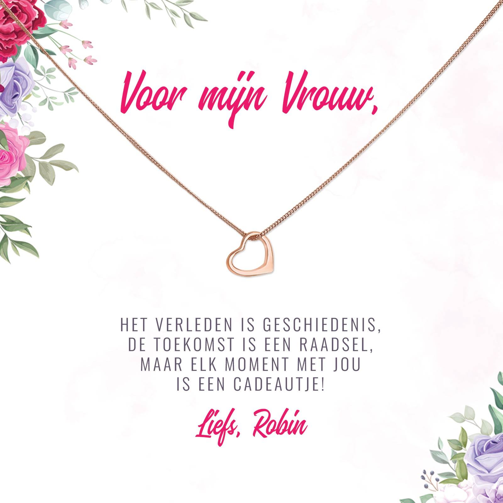 Het Verleden Is Geschiedenis Ketting - Bella Mia